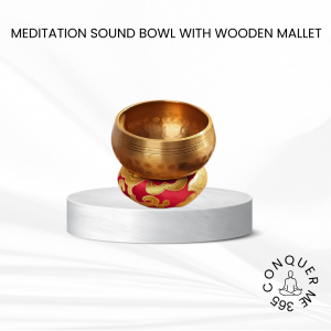 Meditation Sound Bowl with Wooden Mallet