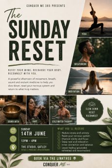 The Sunday Reset Sunday 14th June | 12pm – 4:30pm