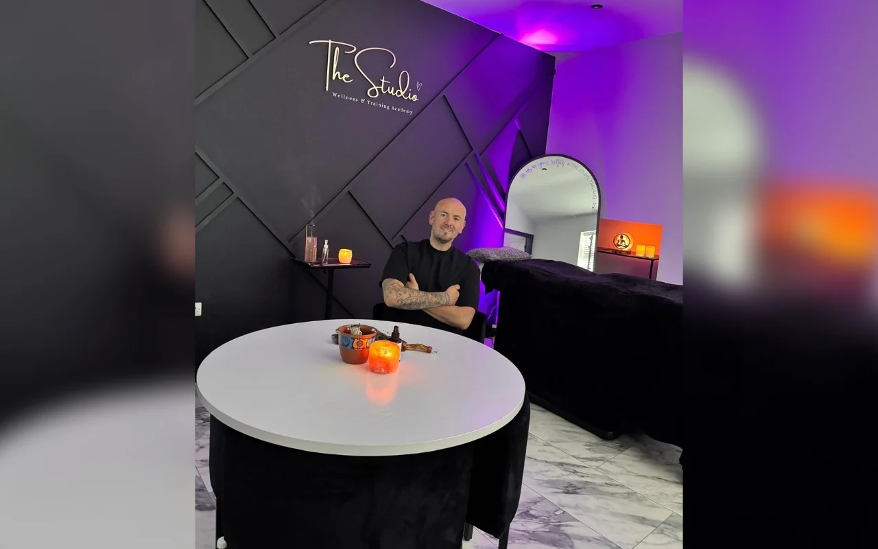 AJ Rowe at Conquer Me 365 massage studio